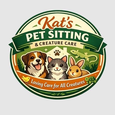 Kats pet sitting & creature care logo