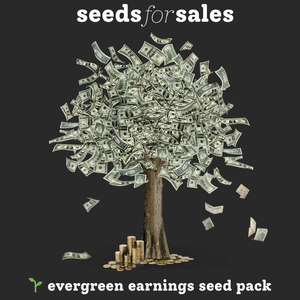 seeds for sales : evergreen earnings seed pack