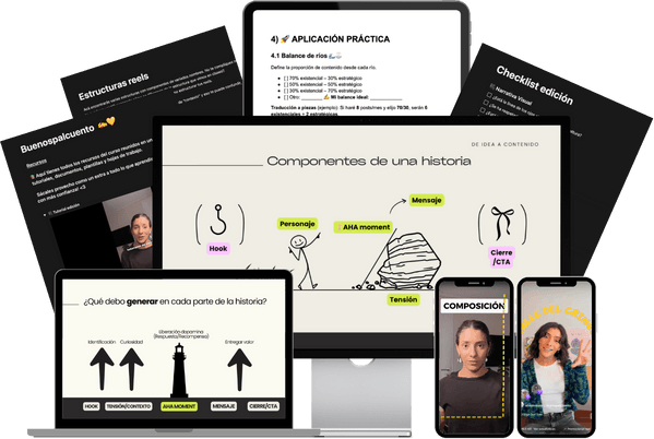 Mockups de materiales de StoryBoost