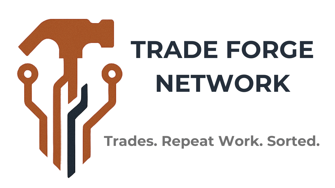 Trade Forge Network logo - Repeat Work Management for UK Trades