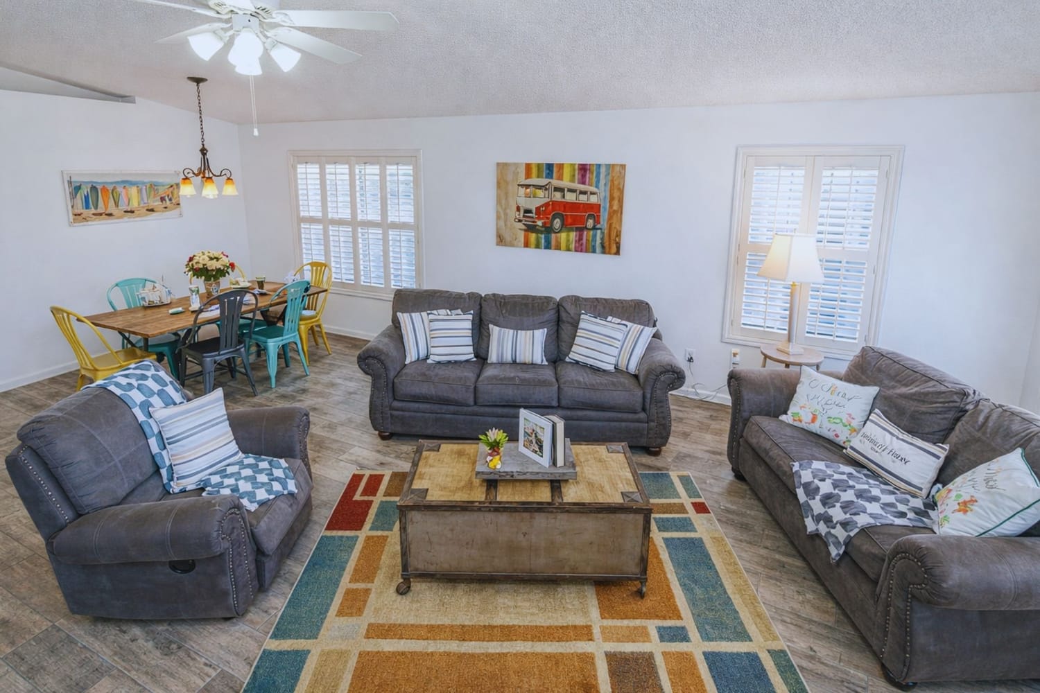 Windstarr Destin vacation rental spacious living room