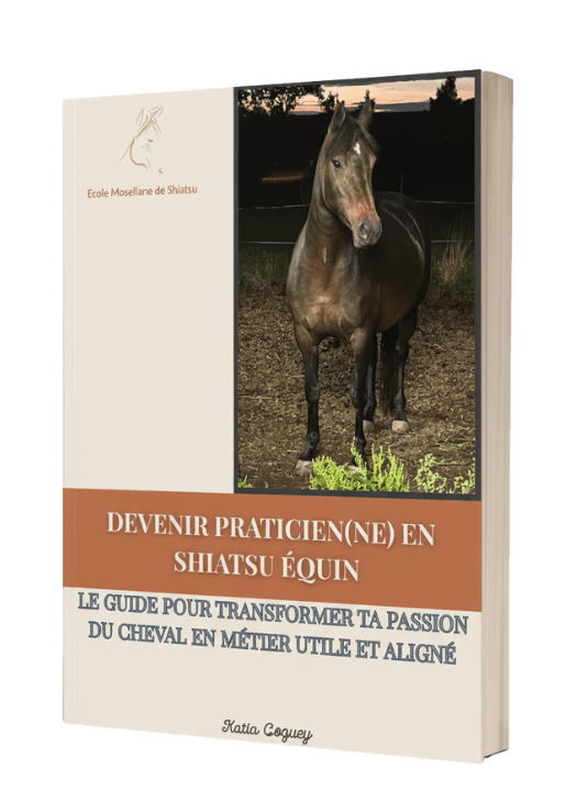 Couverture du guide pdf Devenez praticien(ne) en shiatsu équin et faites de votre passion un métier utile