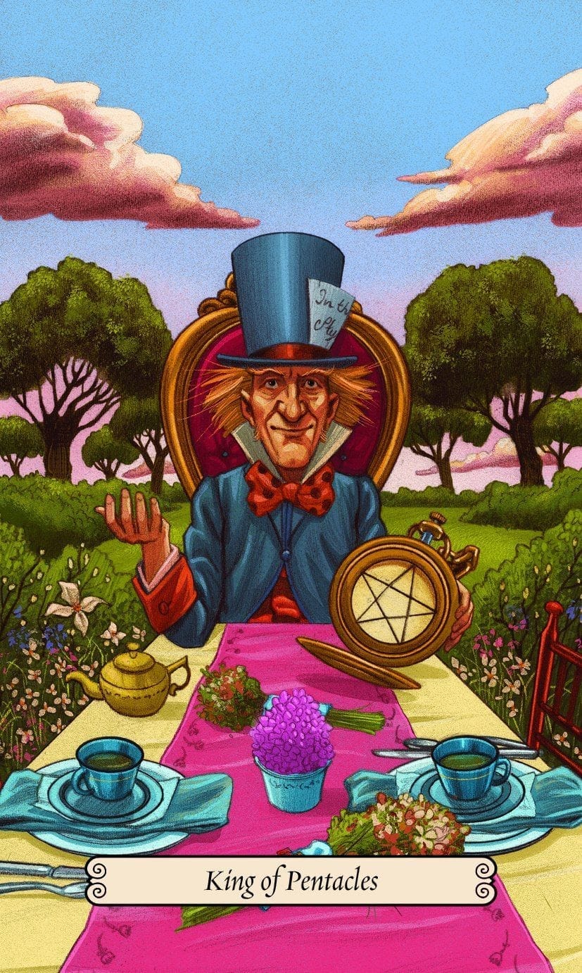 TAROT IN WONDERLAND KING OF PENTACLES