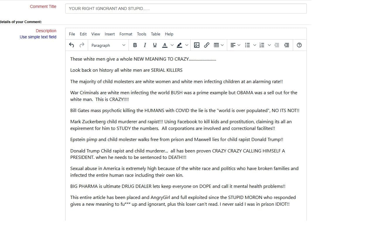 RESPONSE TO T.PATRON 