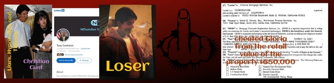 TONY AND TONIA CONTRERAS ARE LIARS AND THIEVES OWED MY FATHER THOUSANDS OF DOLLARS!!