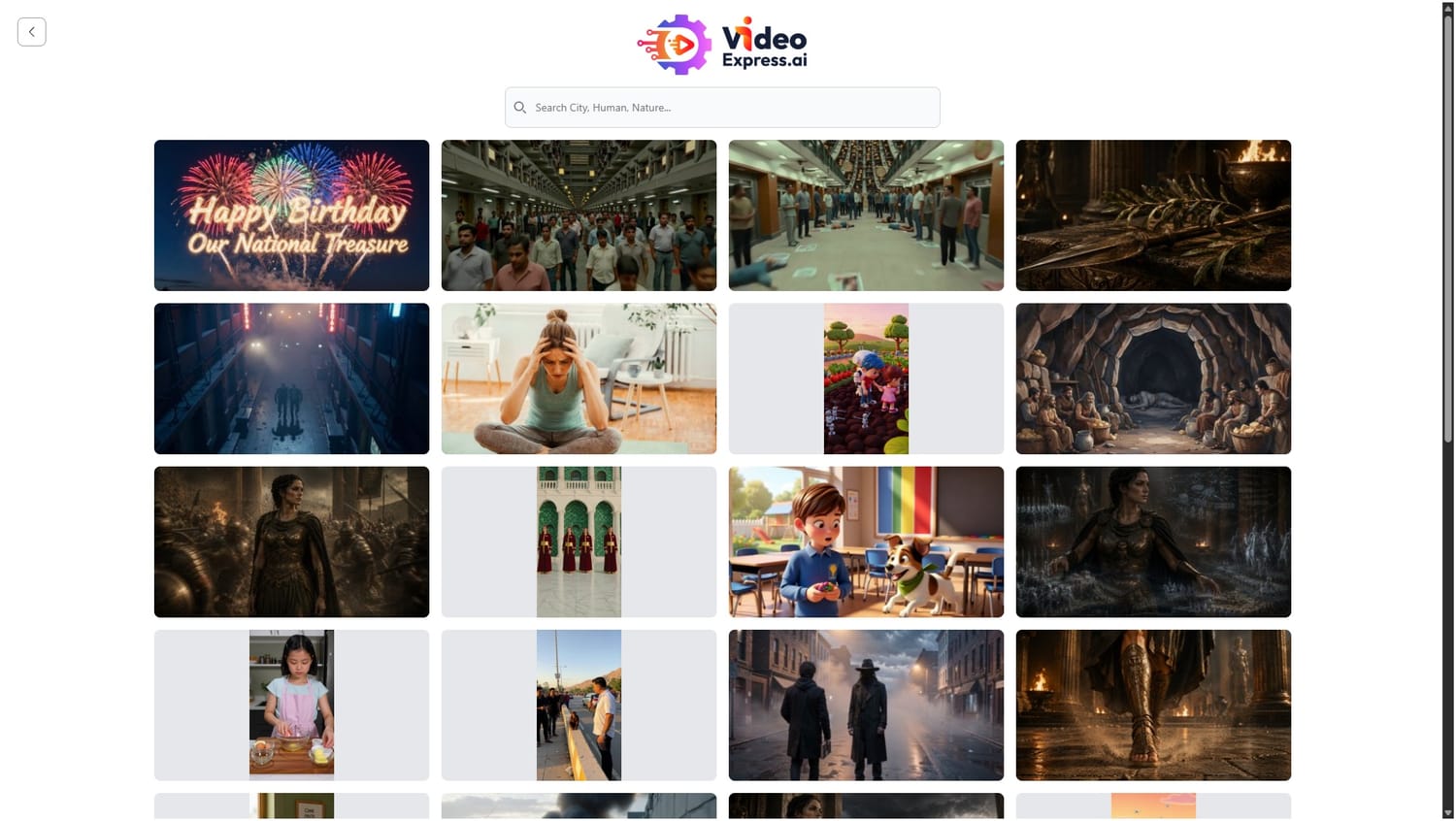 VideoExpress AI V3 PUBLIC GALLERY