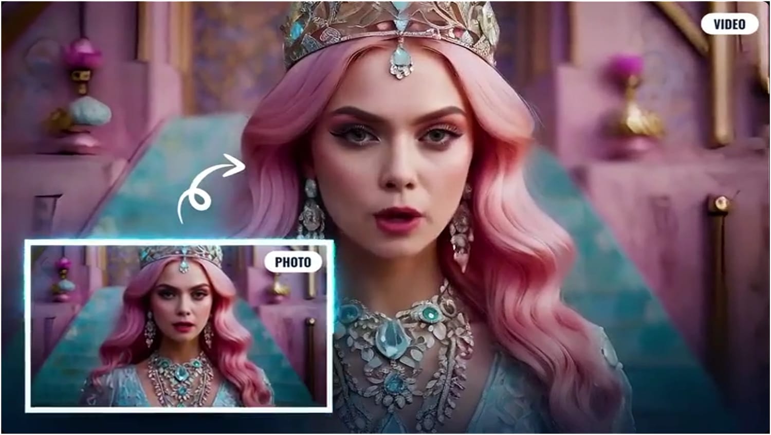 Photo to talking video preview