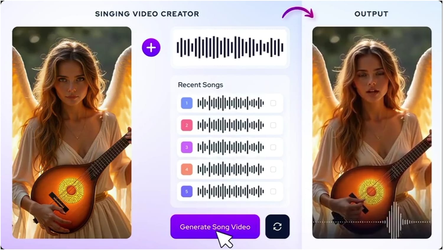 Create AI Singing Videos preview