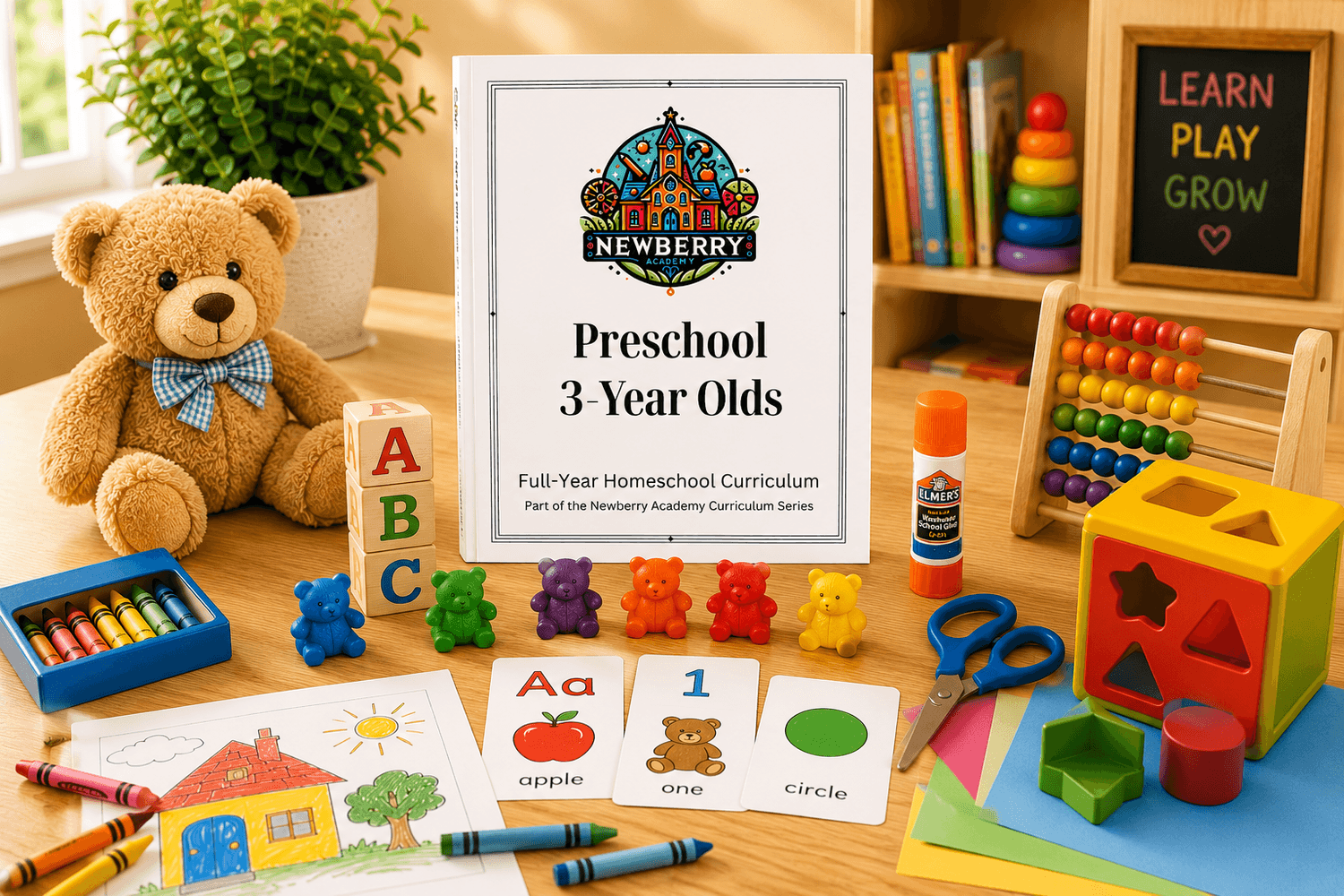 3-Year-Old Preschool Homeschool Curriculum | Newberry Academy