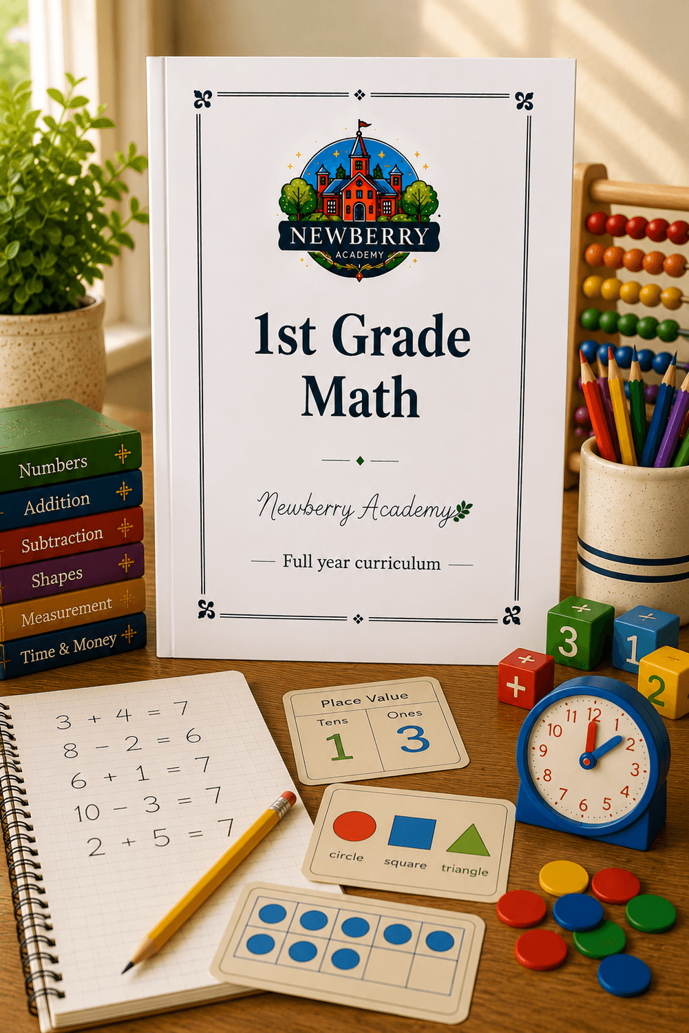 1st Grade Homeschool Math Curriculum | Newberry Academy