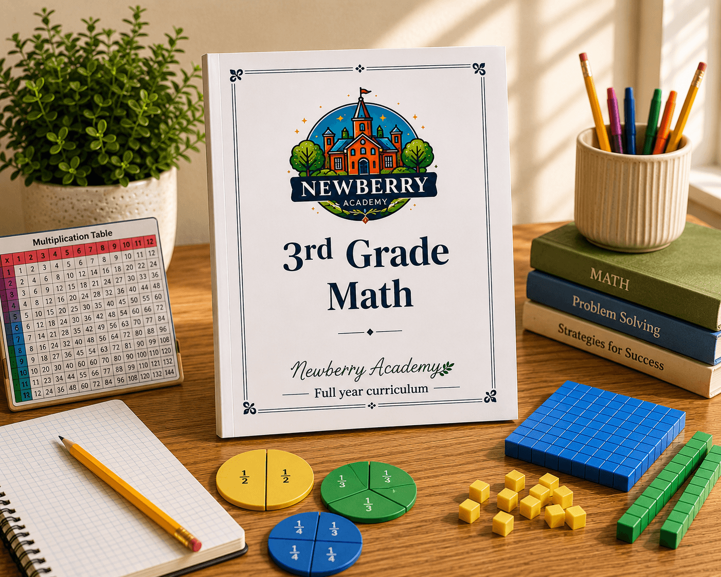3rd Grade Homeschool Math Curriculum | Newberry Academy