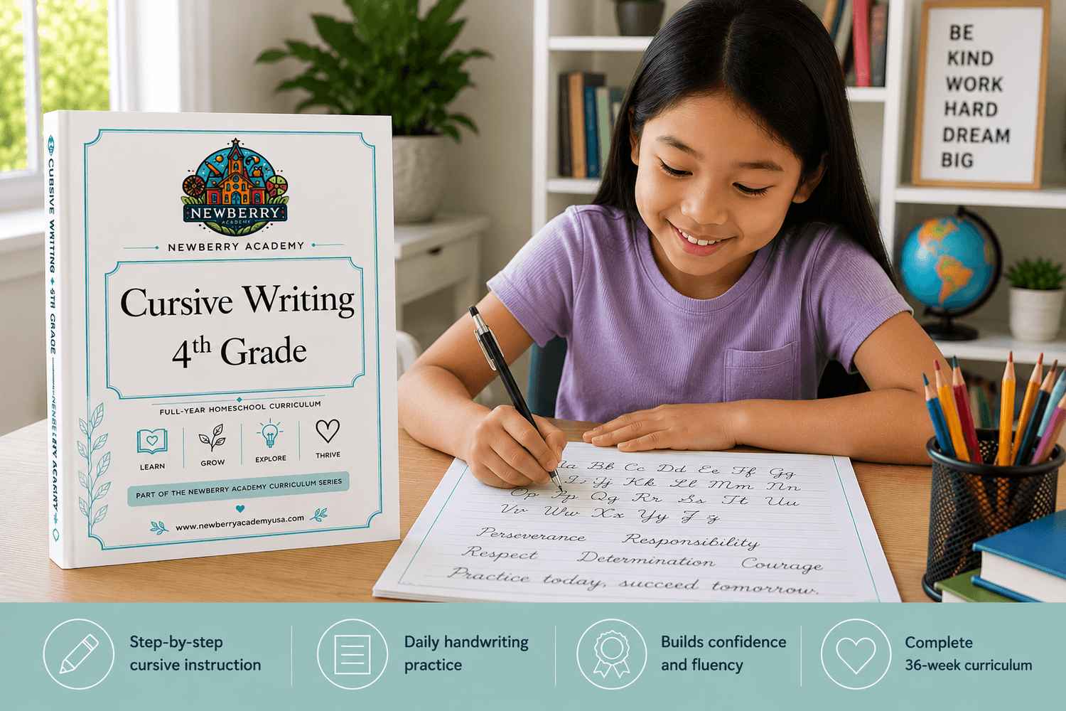 Homeschool Handwriting & Cursive Curriculum | Grades 1–5 | Newberry Academy
