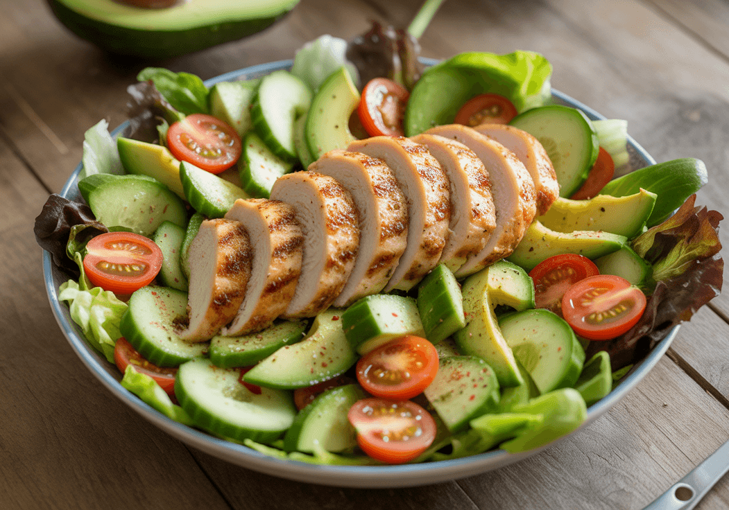 Keto Chicken Avocado Salad