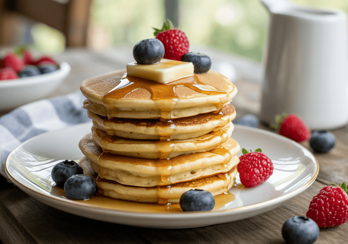 Keto Fluffy Almond Flour Pancakes