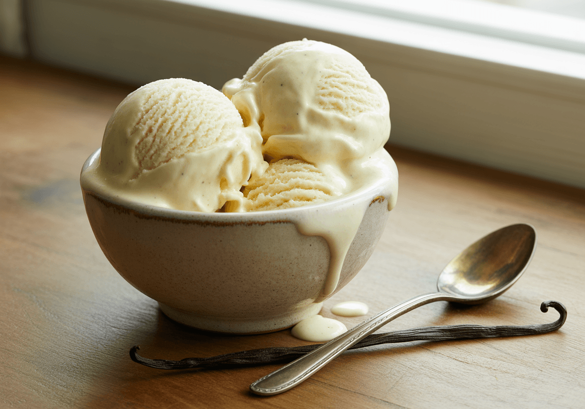 Keto Vanilla Ice Cream