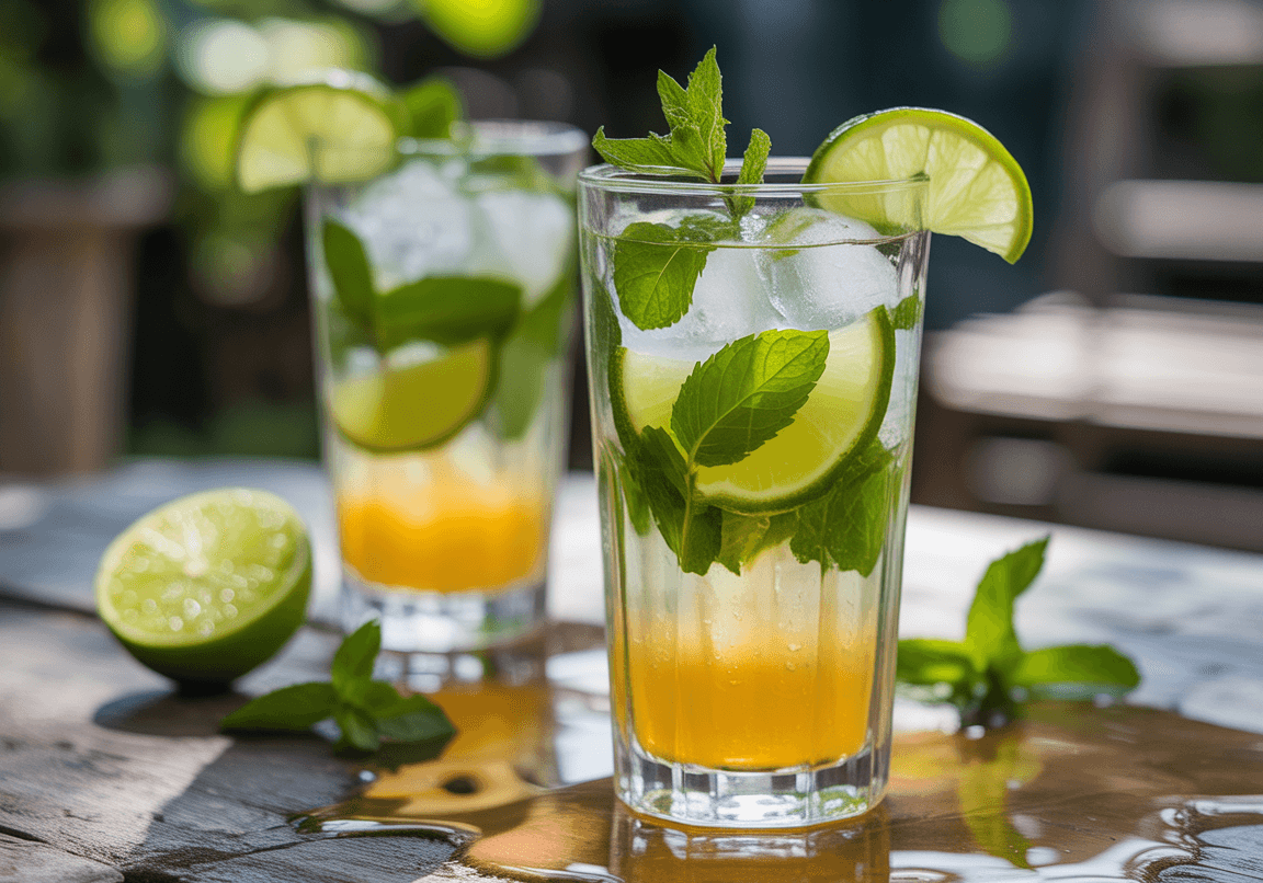 Keto Mango Mojito (Sugar-Free)