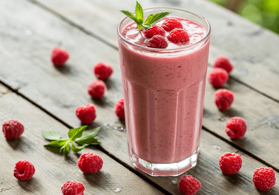 Keto Raspberry Smoothie