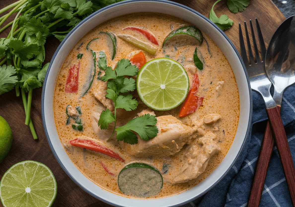 Keto Chicken Red Curry