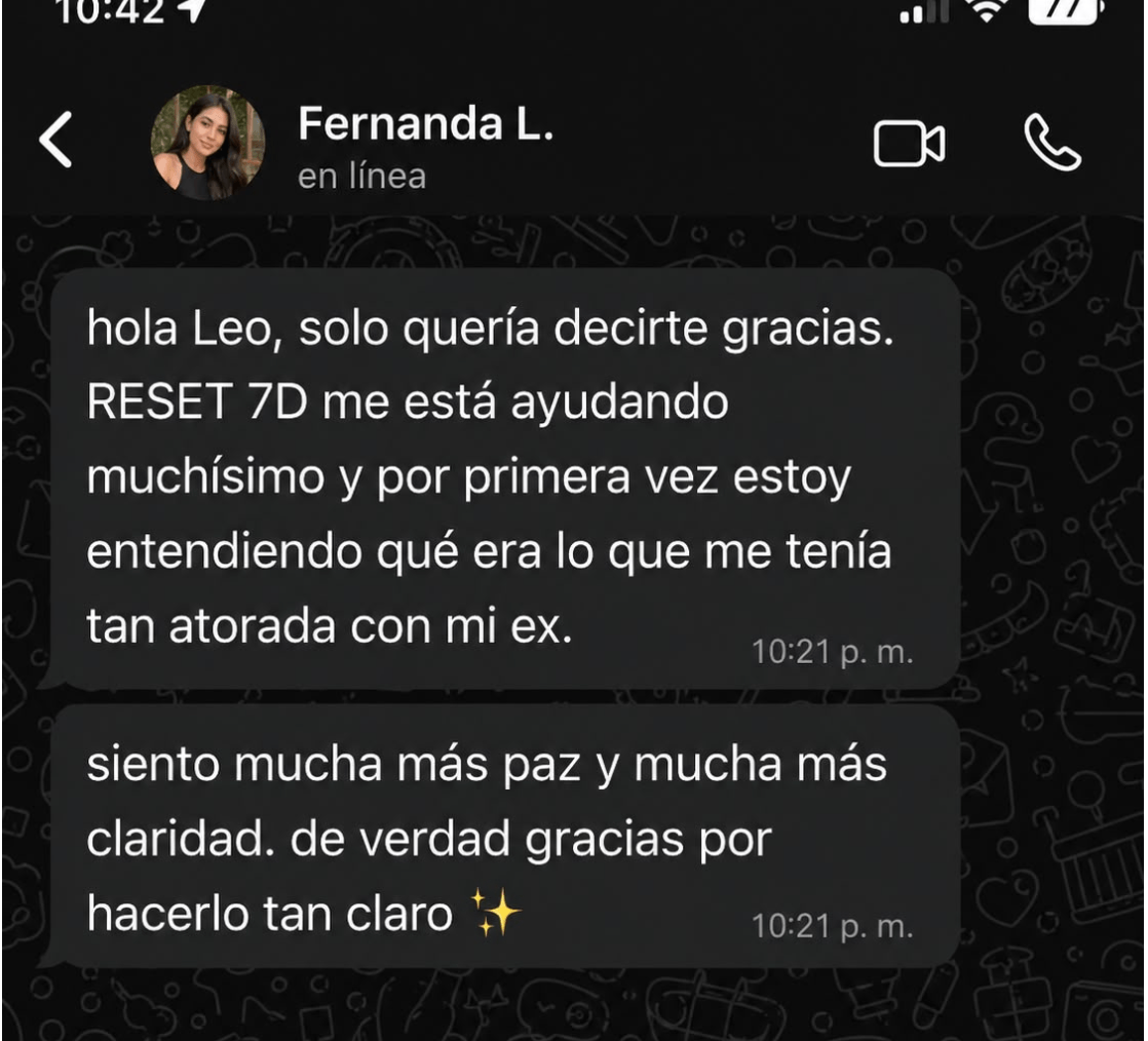 Testimonio por WhatsApp