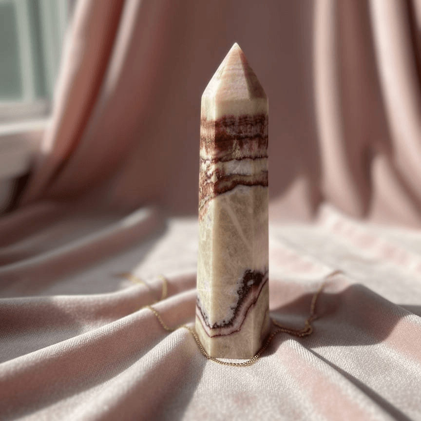 The Ascended Heart Mangano Calcite Tower