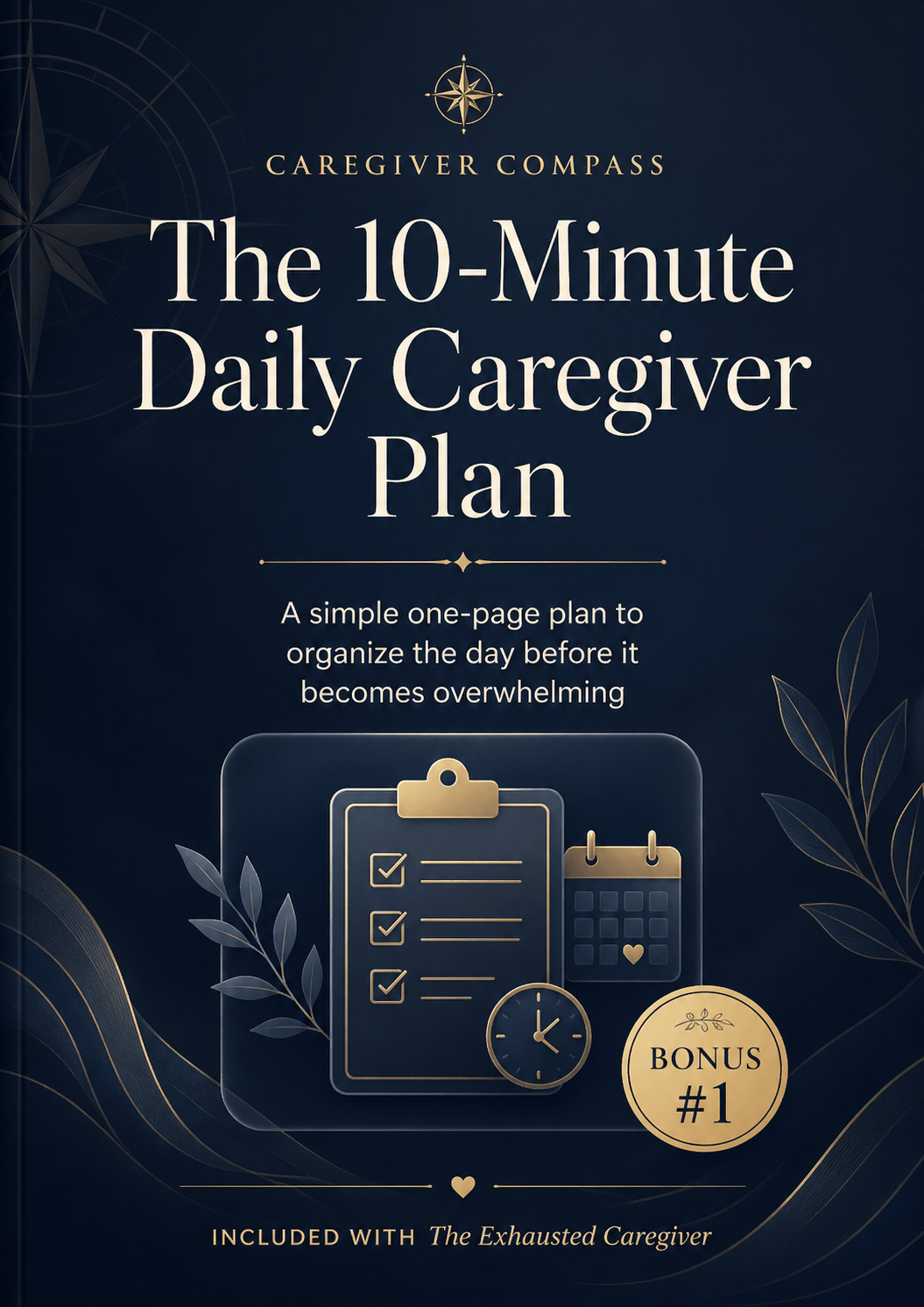 The 10-Minute Daily Caregiver Plan cover