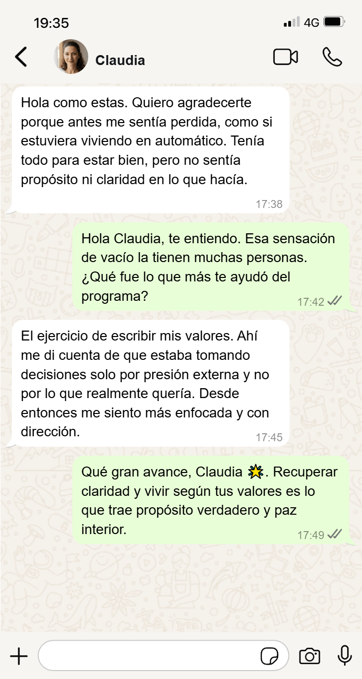 Testimonio de Claudia