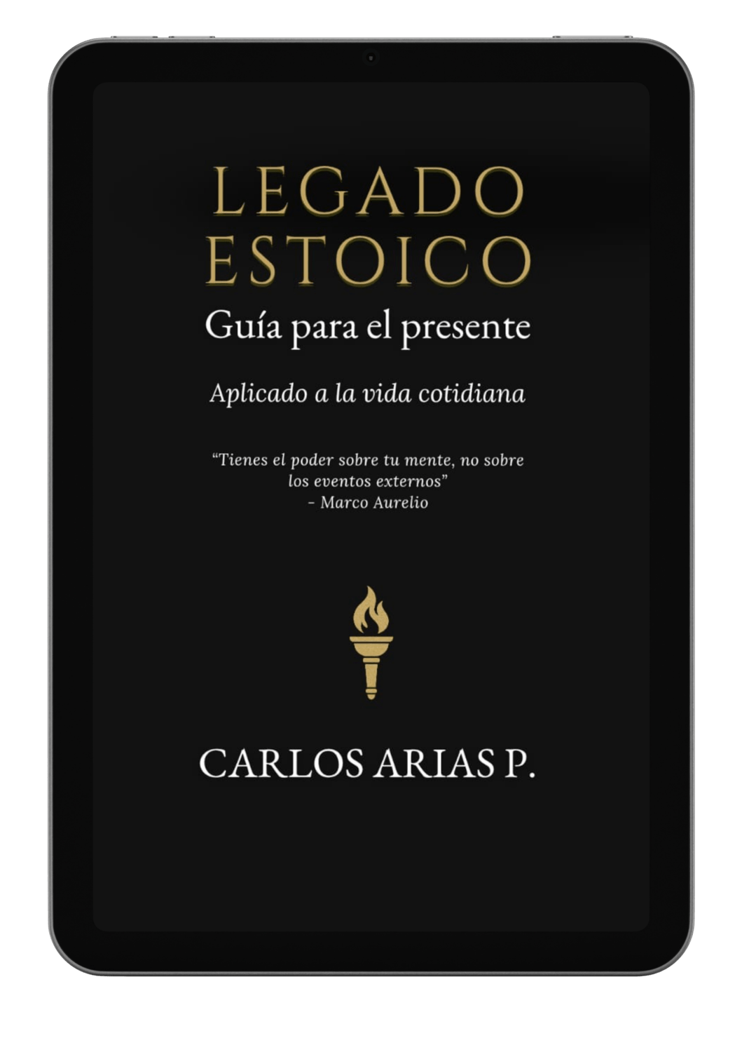 Mockup del producto Legado Estoico