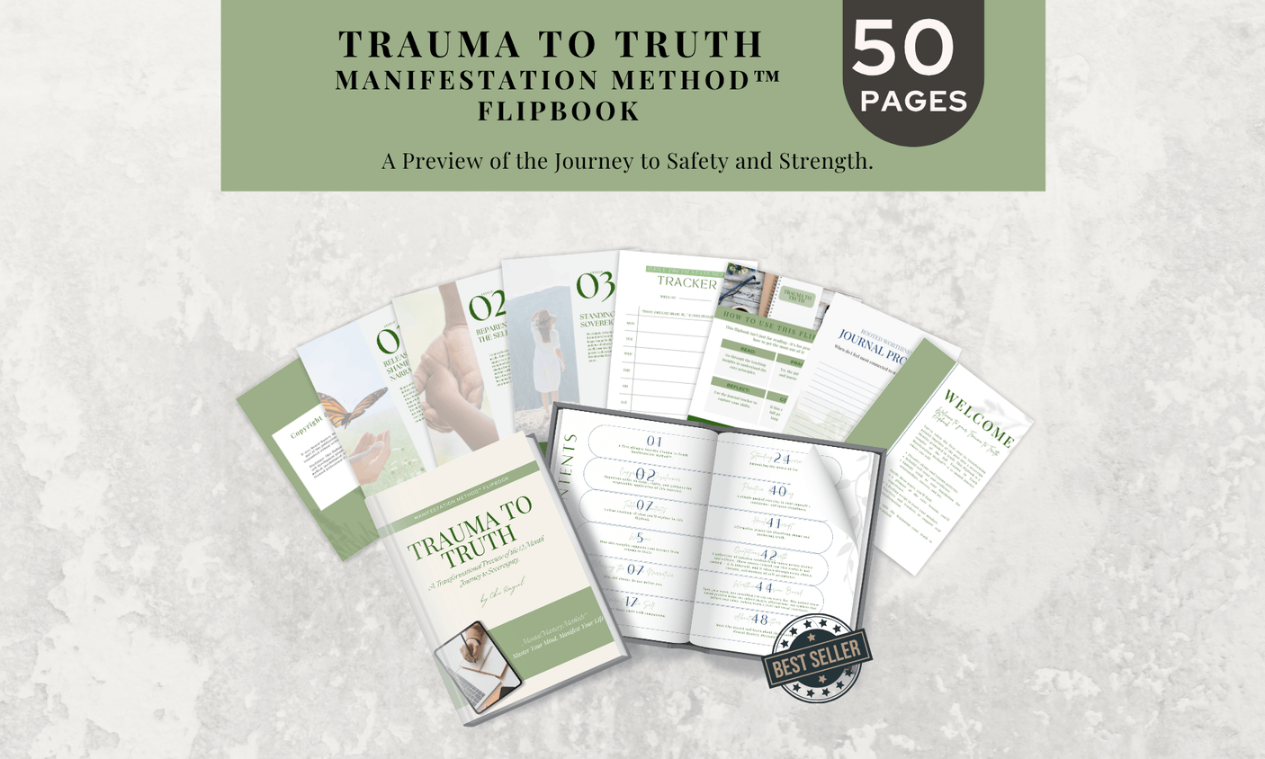 Get your hands on Preview of Trauma to Truth Manifestation Method now!