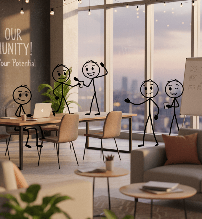 Member community after joining The Detached Parent™ Membership