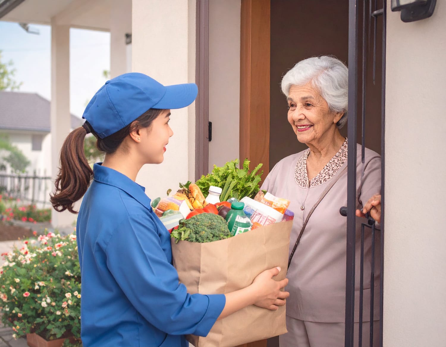 Grocery delivery service for elderly mother in South Africa