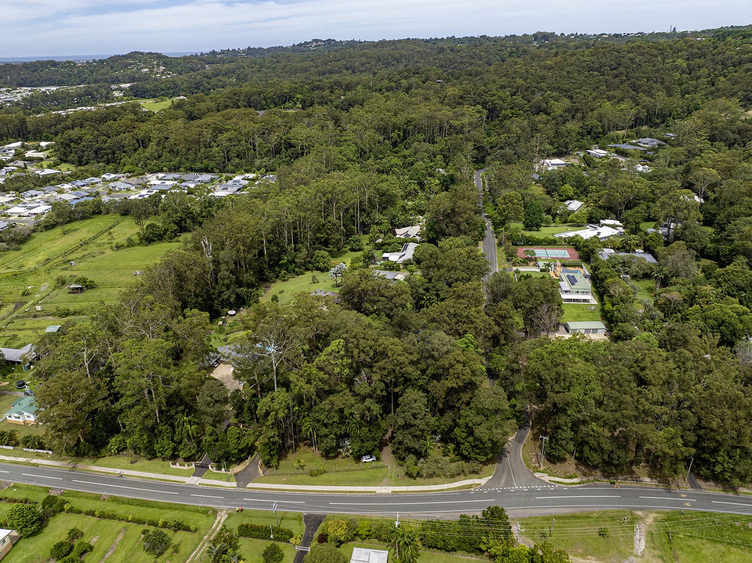 Aerial property view