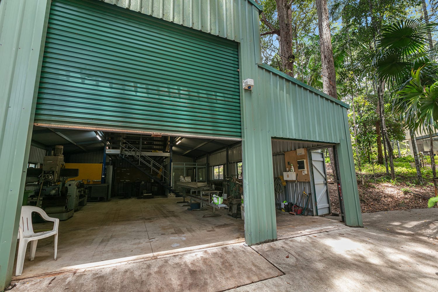 Shed exterior