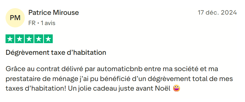 Témoignage Trustpilot 4