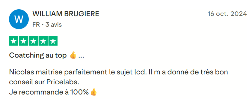 Témoignage Trustpilot 7