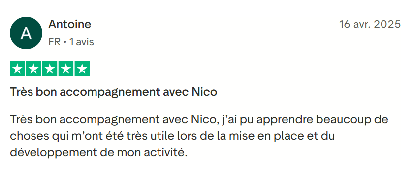 Témoignage Trustpilot 6