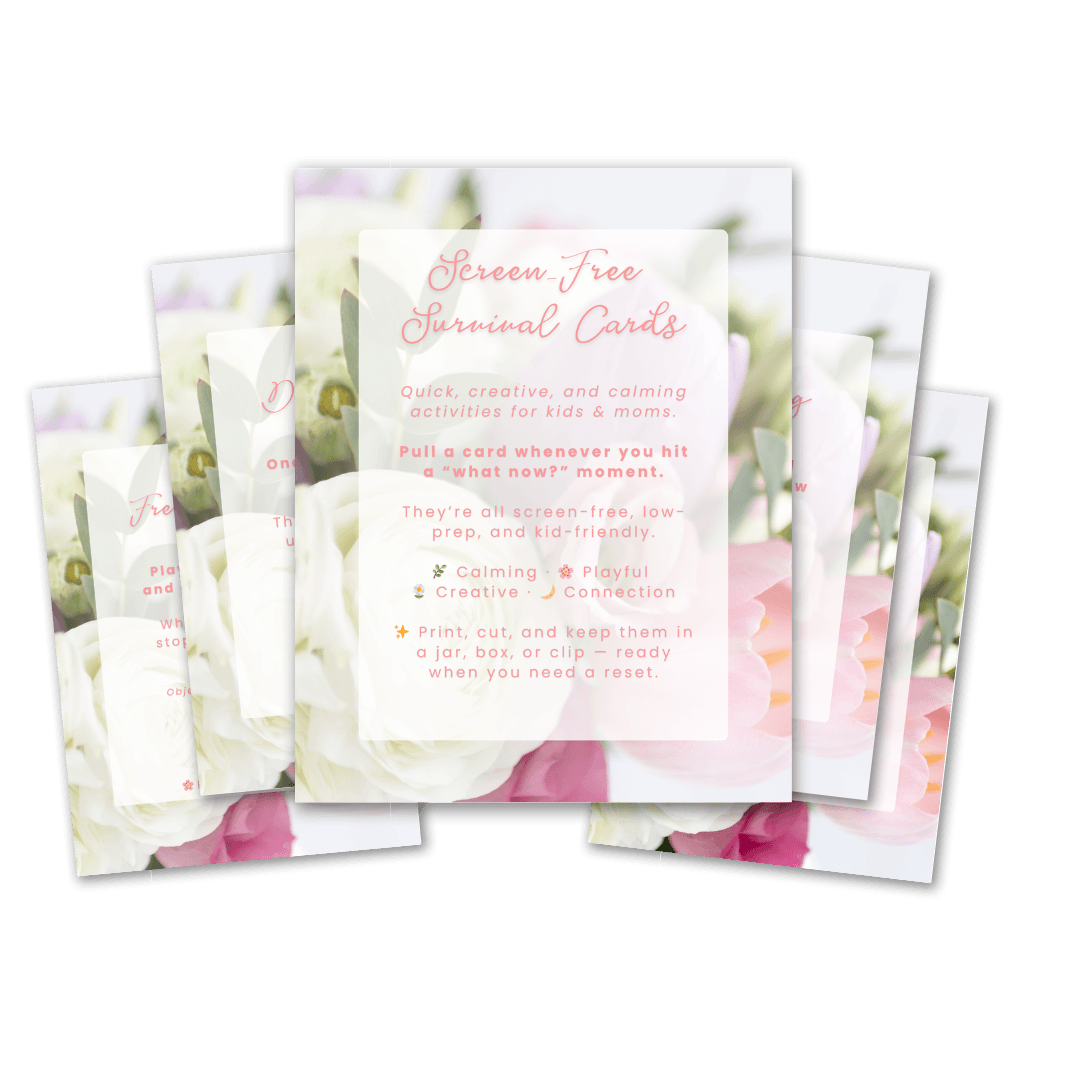 Screen-Free Survival Cards (for Kids & Moms)