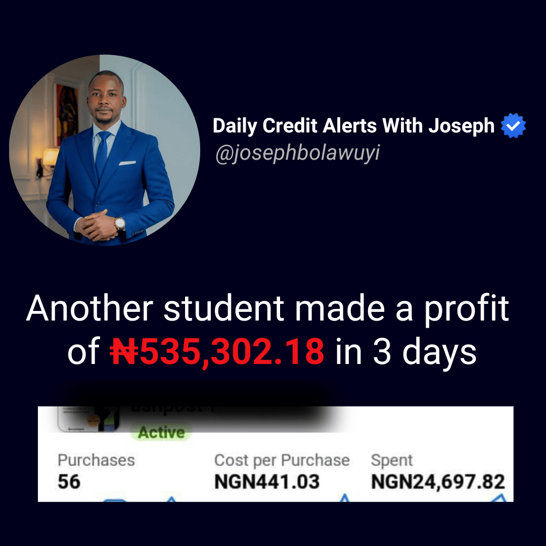 daily credit alerts with Joseph