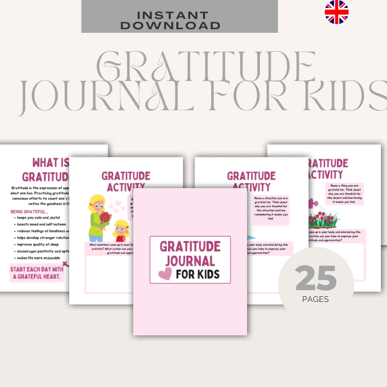Gratitude Journal for Kids 