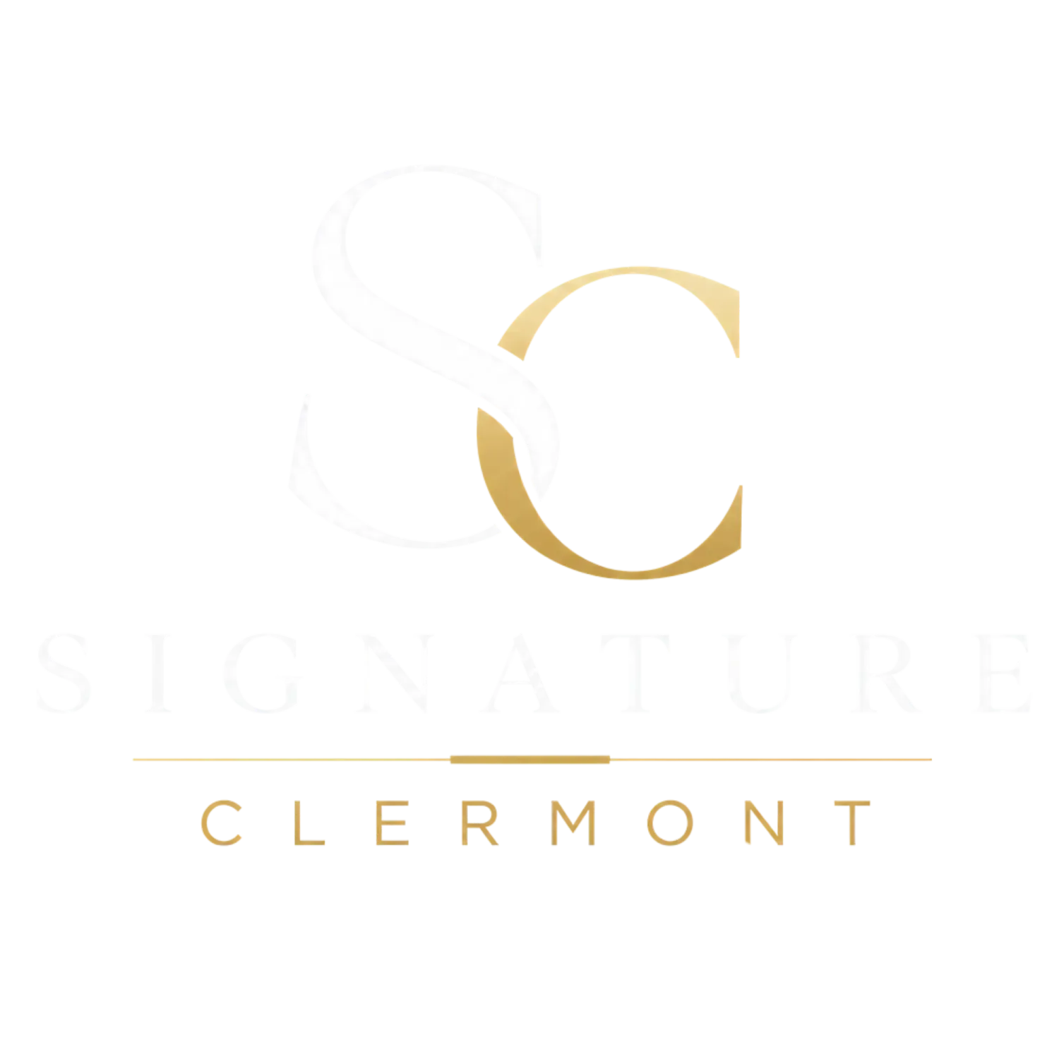 Logo Signature Clermont, spécialiste en entretien extérieur résidentiel, nettoyage de pavé uni, gouttières, soffites, fascia et vitres sur la Rive-Nord de Montréal.