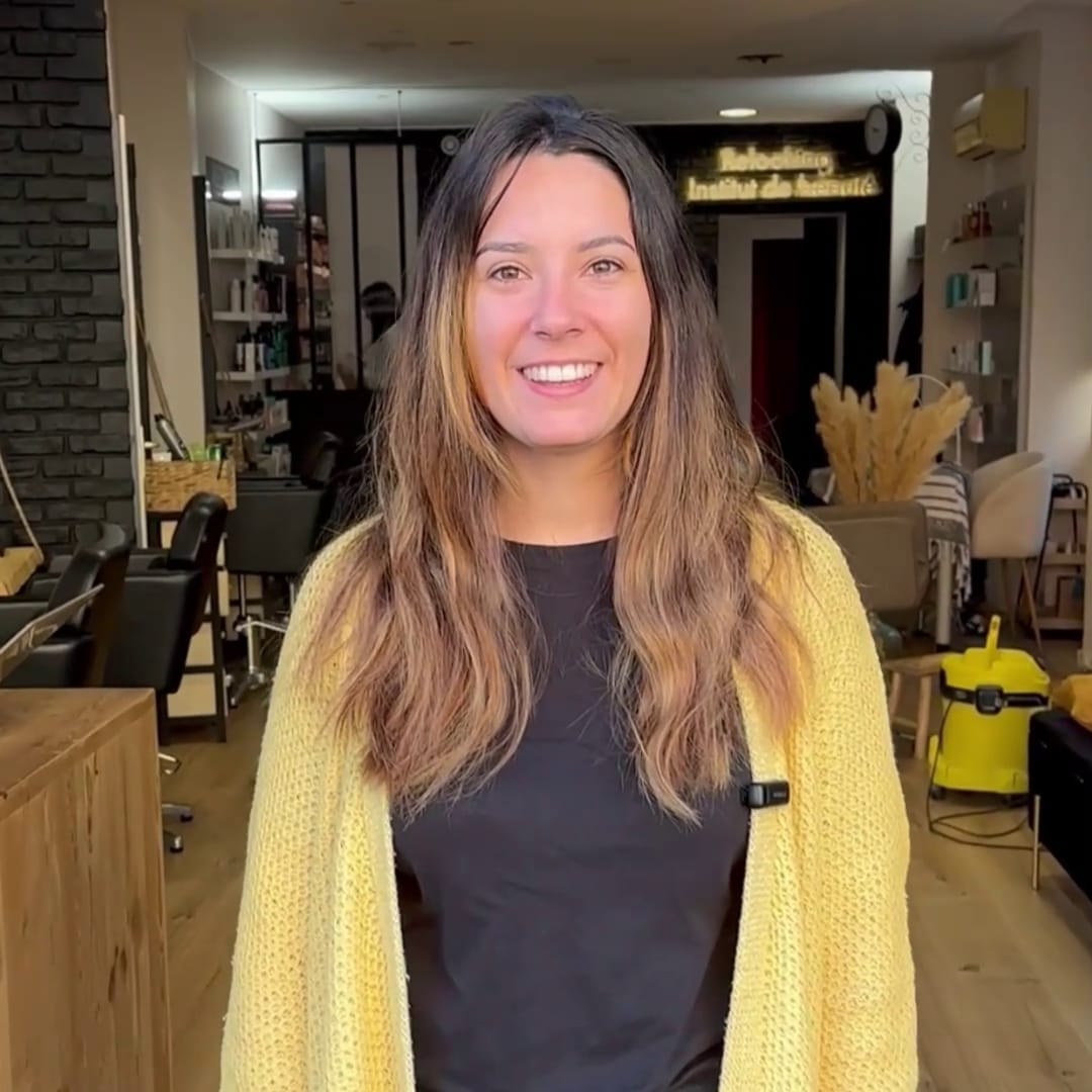 Image d'une cliente des relooking de Marta