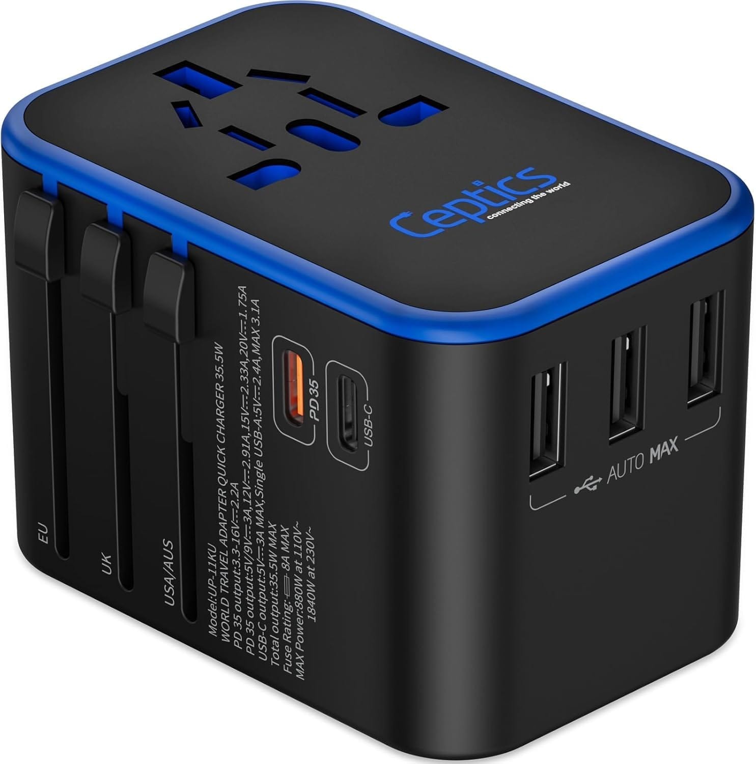 Ceptics Universal Travel Adapter