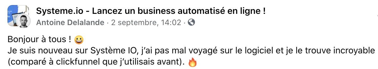avis client systeme io