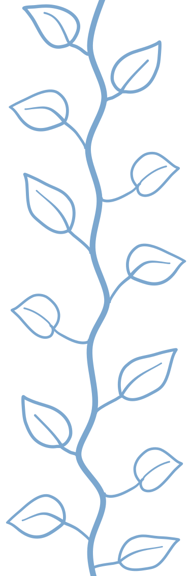 Illustration frise de feuilles