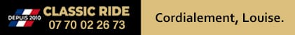Signature de mail pour Classic Ride 2