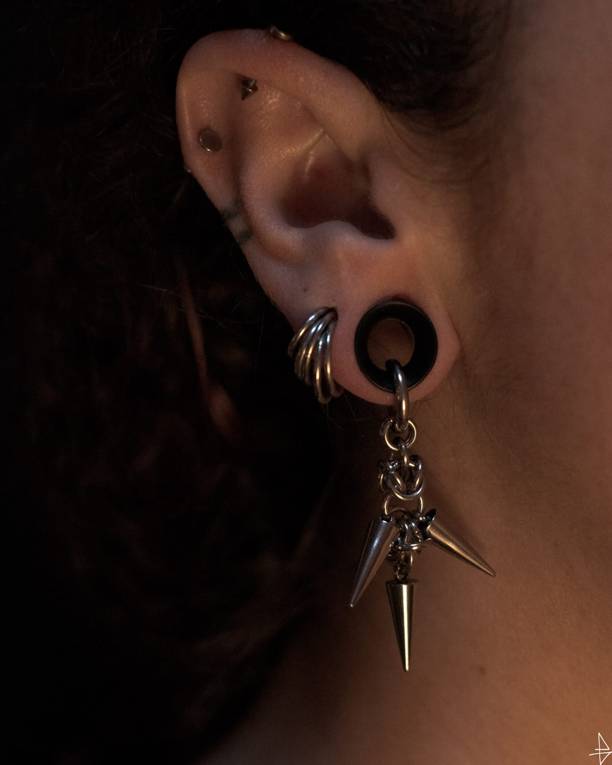 boucle d'oreille fabriquée par 3e création