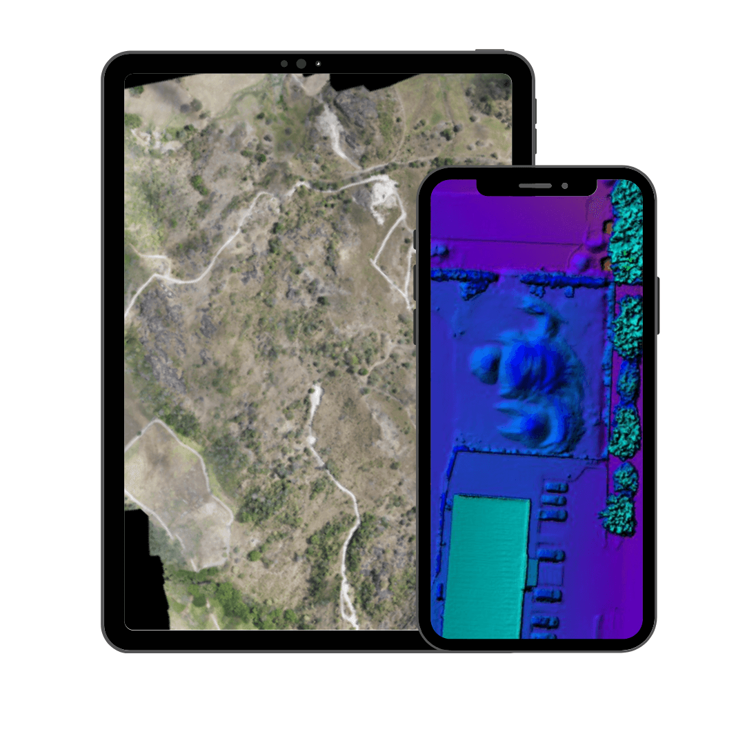 Mapa topográfico y modelo digital de terreno utilizados en levantamientos topográficos para minería y obras civiles en Panamá.