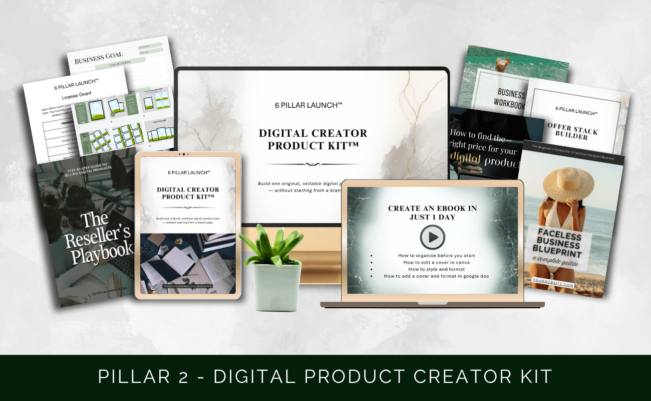 Pillar 2 - Digital Product Creator Kit