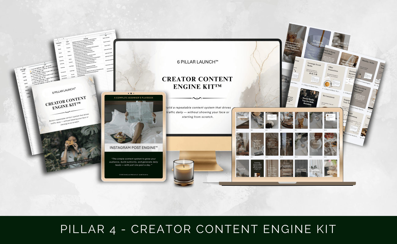 Pillar 4 - Digital Creator Content Engine Kit