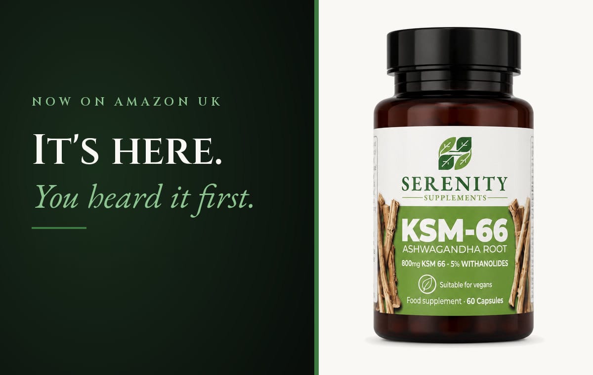 Serenity Ashwagandha KSM-66 800mg food supplement