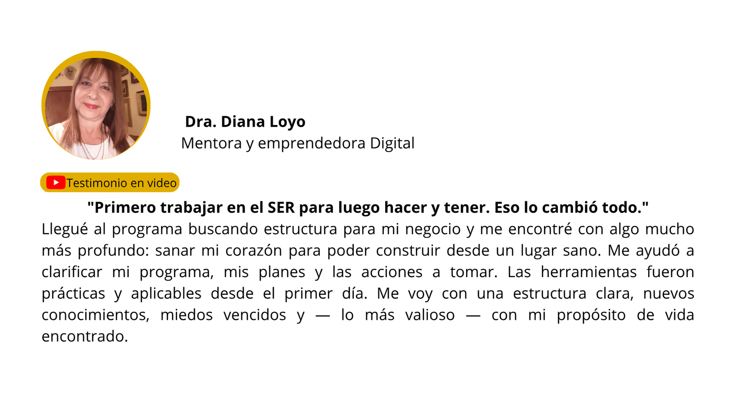 Testimonio Diana